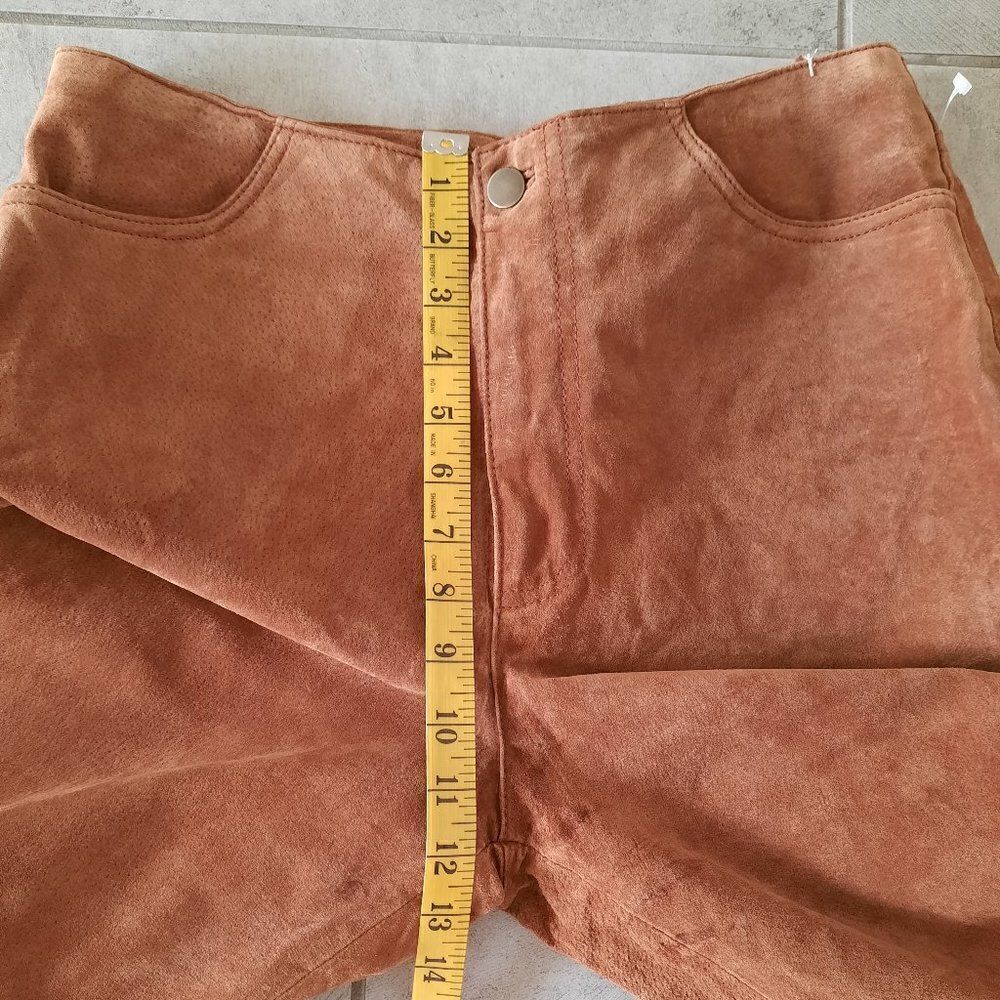 Wossimo suede pants size 12 - Picture 6 of 9